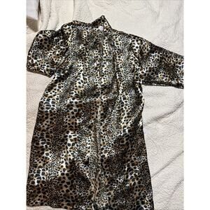 leopard print robes women's